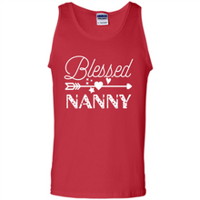 Load image into Gallery viewer, Blessed Nanny Christmas Mother’s Day Birthday Grandma - Tank Top