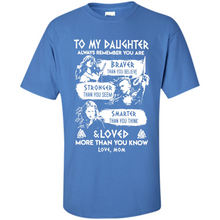 Load image into Gallery viewer, Always Remember Daughter Mom Viking - Shirt