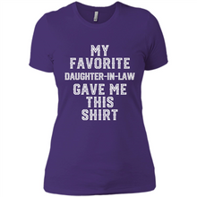 Load image into Gallery viewer, Father Mother in Law Funny Mother's Father's day - Ladies' Boyfriend T-Shirt