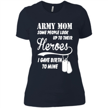 Load image into Gallery viewer, Army Mom Mother’s Day - Ladies' Boyfriend T-Shirt