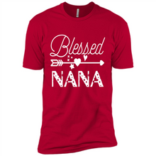 Load image into Gallery viewer, Blessed Nana Christmas Mother’s Day Birthday Grandma - Premium Short Sleeve T-Shirt