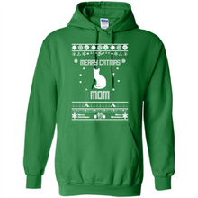 Load image into Gallery viewer, Cats T Shirt Hoodie Merry Catmas Mom Mother’s Day - Hoodie