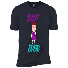 Load image into Gallery viewer, Best Mom Ever Cartoon Mother’s Day - Premium Short Sleeve T-Shirt