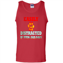 Load image into Gallery viewer, Easily Distracted By Jeeps And Dogs gift shirt for dog mom - Tank Top