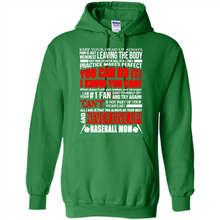 Load image into Gallery viewer, BASEBALL MOM, NEVER GIVE UP Mother’s Day - Hoodie