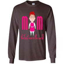 Load image into Gallery viewer, Best Mom World Cartoon Mother’s Day - Long Sleeve T-Shirt