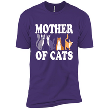 Load image into Gallery viewer, Cats T Shirt Hoodie Mother of Cats Mother’s Day1 - Premium Short Sleeve T-Shirt