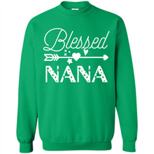 Load image into Gallery viewer, Blessed Nana Christmas Mother’s Day Birthday Grandma - Sweatshirt