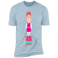 Load image into Gallery viewer, Best Mom Cartoon Character Mother’s Day - Premium Short Sleeve T-Shirt
