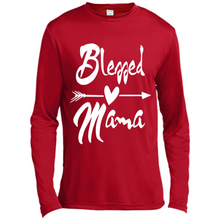 Load image into Gallery viewer, Blessed Mama – Funny And Novelty Gift On Mother’s Day - Canvas Long Sleeve T-Shirt