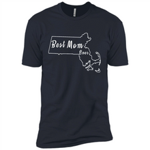 Load image into Gallery viewer, Best Mom Ever Shirt Massachusetts Mothers Day - Premium Short Sleeve T-Shirt