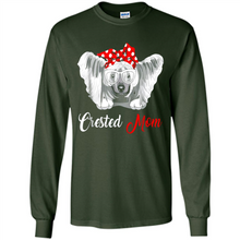 Load image into Gallery viewer, Chinese Crested Mom Tshirt, Birthday Gift, Mother Day Outfit - Long Sleeve T-Shirt