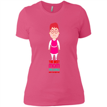 Load image into Gallery viewer, Best Mom Cartoon Character Mother’s Day - Ladies' Boyfriend T-Shirt