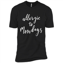 Load image into Gallery viewer, Allergic To Mondays T-Shirt Funny Women’s Mom Mama Mother - Premium Short Sleeve T-Shirt
