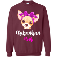 Load image into Gallery viewer, Chihuahua Mom With Purple Hairpin Funny mother’s day Gift For Dog Lovers - Sweatshirt