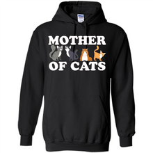 Load image into Gallery viewer, Cats T Shirt Hoodie Mother of Cats Mother’s Day1 - Hoodie