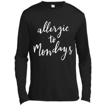 Load image into Gallery viewer, Allergic To Mondays T-Shirt Funny Women’s Mom Mama Mother - Canvas Long Sleeve T-Shirt