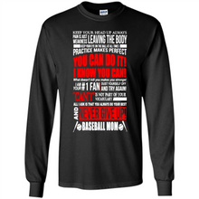 Load image into Gallery viewer, BASEBALL MOM, NEVER GIVE UP Mother’s Day - Long Sleeve T-Shirt