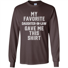 Load image into Gallery viewer, Father Mother in Law Funny Mother's Father's day - Long Sleeve T-Shirt