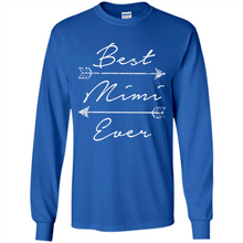 Load image into Gallery viewer, Best Mimi Ever Shirt Tribal Arrows Mother’s Day - Long Sleeve T-Shirt