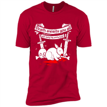 Load image into Gallery viewer, Death Awaits You All With Big Pointy Teeth - Premium Short Sleeve T-Shirt