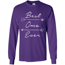 Load image into Gallery viewer, Best Oma Ever Shirt Tribal Arrows Mother’s Day - Long Sleeve T-Shirt
