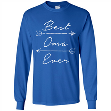 Load image into Gallery viewer, Best Oma Ever Shirt Tribal Arrows Mother’s Day - Long Sleeve T-Shirt