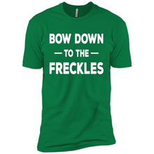 Load image into Gallery viewer, Bow Down to the Freckles Ginger Pride Mother’s Day - Premium Short Sleeve T-Shirt