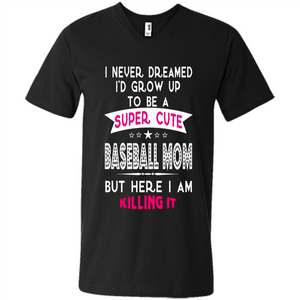 A Super cute Baseball Mom Mother’s Day Gift ideas Funny - Men's V-Neck