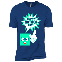 Load image into Gallery viewer, Cute Emoji With Heart Balloon Happy Mother Day - Premium Short Sleeve T-Shirt