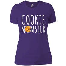 Load image into Gallery viewer, Cookie Momster shirt Mother’s day shirt Baking mom - Ladies' Boyfriend T-Shirt