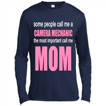 Load image into Gallery viewer, CAMERA MECHANIC The Most Important Call Me Mom Mother’s Day - Canvas Long Sleeve T-Shirt