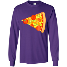 Load image into Gallery viewer, Dad Son Pizza Piece Funny Matching Family Shirt Mother Day - Long Sleeve T-Shirt