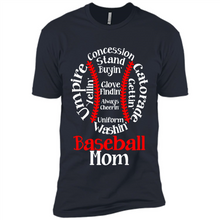 Load image into Gallery viewer, Baseball Mom Tee-Mother’s Day 2019 - Premium Short Sleeve T-Shirt