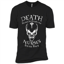 Load image into Gallery viewer, Death Smiles At Everyone Nurses Smile Back Shirt Mothers Day - Premium Short Sleeve T-Shirt