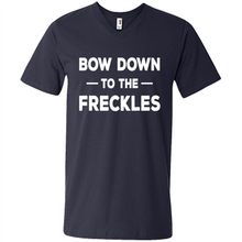 Load image into Gallery viewer, Bow Down to the Freckles Ginger Pride Mother’s Day - Men's V-Neck