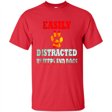Load image into Gallery viewer, Easily Distracted By Jeeps And Dogs gift shirt for dog mom - Shirt