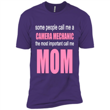 Load image into Gallery viewer, CAMERA MECHANIC The Most Important Call Me Mom Mother’s Day - Premium Short Sleeve T-Shirt
