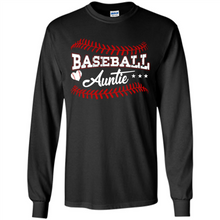 Load image into Gallery viewer, Baseball Auntie Softball Auntie Funny Gift For Mother’s Day - Long Sleeve T-Shirt