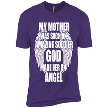 Load image into Gallery viewer, ANGEL MOM Mother’s Day - Premium Short Sleeve T-Shirt