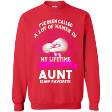 Load image into Gallery viewer, Aunt Is My Favorite Name Sweatshirt Mother’s Day Best Gift - Sweatshirt