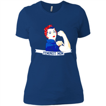 Load image into Gallery viewer, Feminist Mom mother’s day feminism 1 - Ladies' Boyfriend T-Shirt