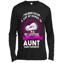 Load image into Gallery viewer, Aunt Is My Favorite Name Sweatshirt Mother’s Day Best Gift - Canvas Long Sleeve T-Shirt