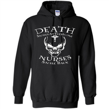 Load image into Gallery viewer, Death Smiles At Everyone Nurses Smile Back Shirt Mothers Day - Hoodie