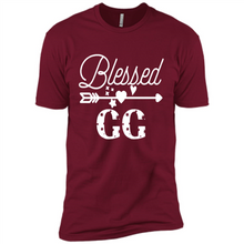 Load image into Gallery viewer, Blessed GG Christmas Mother’s Day Birthday Grandma - Premium Short Sleeve T-Shirt