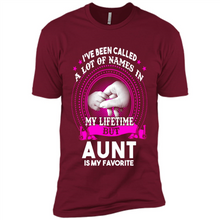 Load image into Gallery viewer, Aunt Is My Favorite Name Sweatshirt Mother’s Day Best Gift - Premium Short Sleeve T-Shirt