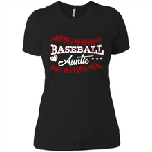 Load image into Gallery viewer, Baseball Auntie Softball Auntie Funny Gift For Mother’s Day - Ladies' Boyfriend T-Shirt