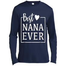 Load image into Gallery viewer, Best Nana Ever T Shirt Birthday Mothers Day For Grandma - Canvas Long Sleeve T-Shirt