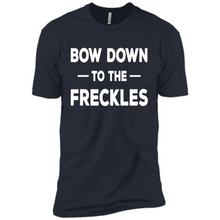 Load image into Gallery viewer, Bow Down to the Freckles Ginger Pride Mother’s Day - Premium Short Sleeve T-Shirt