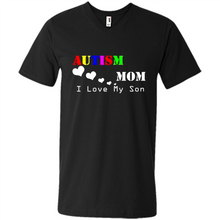 Load image into Gallery viewer, Autism mon t shirt Mothers Day - Men's V-Neck